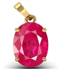 BL Fedput 9.25 Ratti 8.47 Carat A+ Quality Ruby Manak Gemstone Pendant for Men and Women's-thumb1