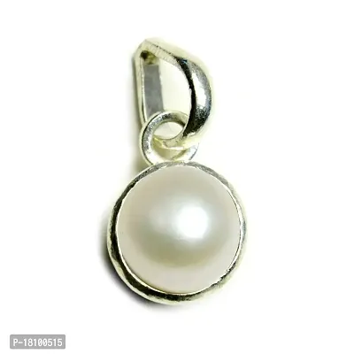 BL Fedput 6.25 Ratti 5.47 Carat A+ Quality Pearl Moti Gemstone Pendant for Women's and Men's-thumb0