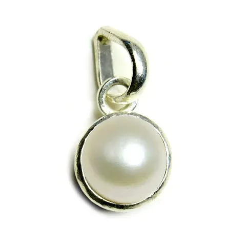 BL Fedput 6.25 Ratti 5.47 Carat A+ Quality Pearl Moti Gemstone Pendant for Women's and Men's