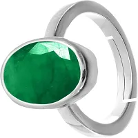 BL Fedput 8.25 Ratti 7.43 Carat A+ Quality Emerald Panna Gemstone Ring for Men and Women's-thumb1