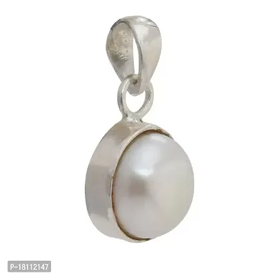 BL Fedput 9.25 Ratti 8.47 Carat A+ Quality Pearl Moti Gemstone Pendant for Men and Women's