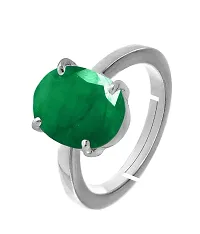 BL Fedput 7.25 Ratti 6.43 Carat A+ Quality Emerald Panna Gemstone Ring for Men and Women's-thumb1