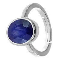 BL Fedput Certified Unheated Untreated 5.25 Ratti 4.45 Carat A+ Quality Natural Blue Sapphire Neelam Gemstone Ring for Women and Men-thumb1