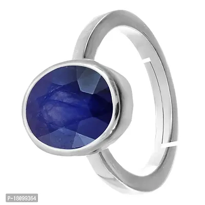 BL Fedput Certified Unheated Untreated 5.25 Ratti 4.45 Carat A+ Quality Natural Blue Sapphire Neelam Gemstone Ring for Women and Men-thumb2