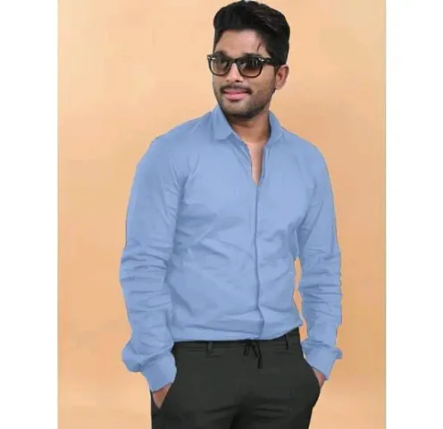 Hot Selling Cotton Blend Long Sleeve Formal Shirt 