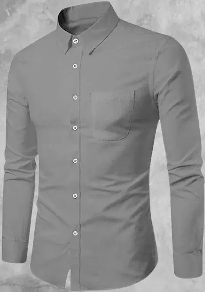 Must Have Cotton Blend Long Sleeve Formal Shirt 