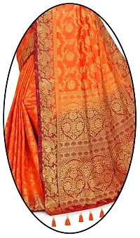 Stylish Cotton Silk Woven Saree with Blouse Piece-thumb3