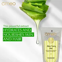 Omeo Aloe Vera Gel of 100% Finest Quality Aloe Vera Leaf for Face, Skin  Hair Face Wash  (100 g)-thumb2