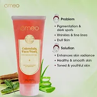 Omeo Calendula Face Wash - 100gm with Natural Extracts of Calendula, Aloe Vera  Neem for Oily Skin, Anti Acne and Daily Gentle Wash for Men  Women (100 gm)-thumb1