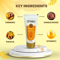 Omeo Sunscreen with Sandalwood, Turmeric, Papaya  Licorice Extract - 50g | SPF 50, PA++++, Lightweight, No White Cast, Non Sticky  Protects  Repairs-thumb4