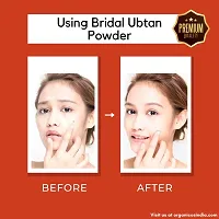 Organicos Bridal Ubtan Powder Wedding Face Mask for Women for Skin Brightening Whitening Remove Dullness Acne |Face Scrub for Glowing Skin with Pure Saffron strands and Oil (200gm)-thumb4