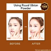 Organicos Royal Ubtan Powder for Skin Whitening Tan Removal Face Scrub for Glowing Skin with Pure Sandalwood | Nalangu Maavu Bath Powder-thumb4
