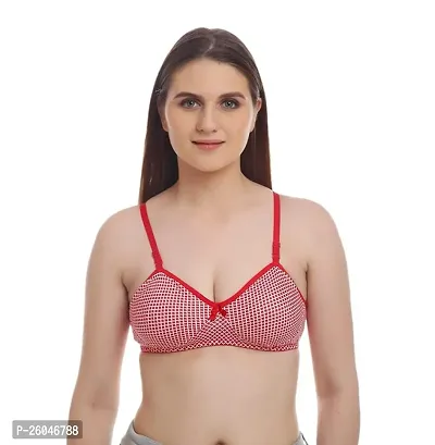 Stylish Multicoloured Cotton Printed Bras For Women-thumb0