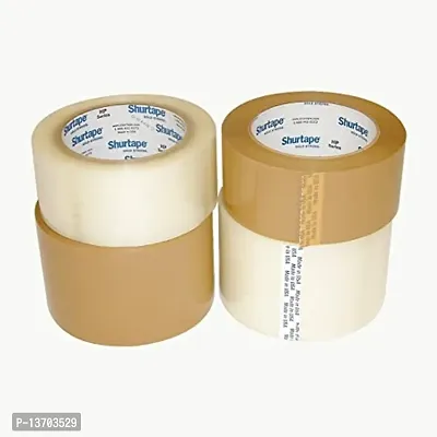 Transparent And Brown Packaging Tape: 3 In. X 110 Yds. (Set Of 4)