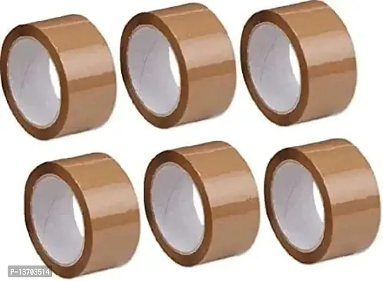 Self Adhesive Packaging Tape, Brown, 2 Inch x 65 Meters Pack Of 6