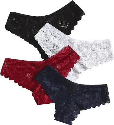  Women Sexy Underwear Panties Lace Thong Cute Gstringwomen  Underwear