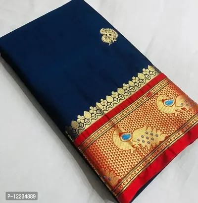 Classic Cotton Silk Jacquard Saree with Blouse piece