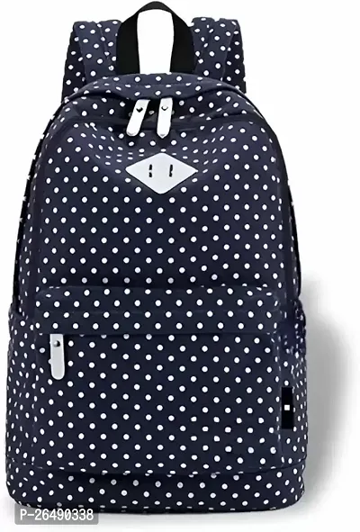 Stylish Navy Blue Backpacks For Girls-thumb0