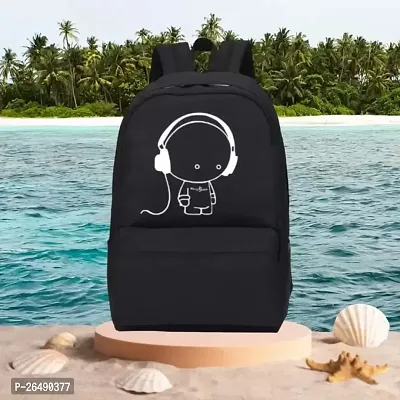 Stylish Black Backpacks For Girls-thumb0