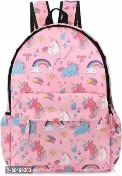 Stylish Pink Backpacks For Girls-thumb0