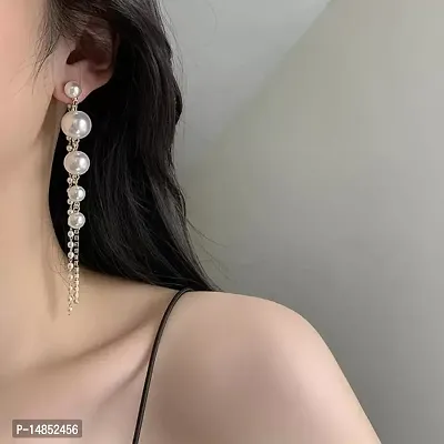 Gold Plated Alloy Korean Earrings For Women  Girls-thumb0