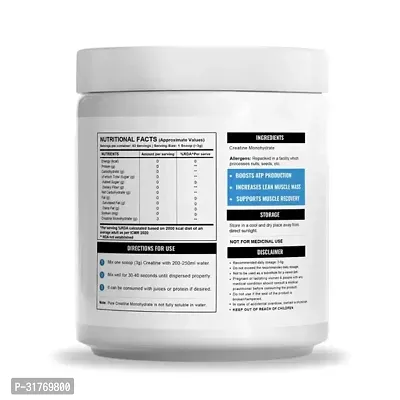 Pure Micronised Creatine Monohydrate (250g, 83 Servings) Unflavored-thumb2