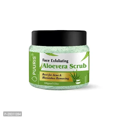 Alovera Face Scrub 100gm-thumb0