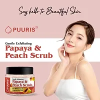 Papaya  Peach Scrub 100gm-thumb3