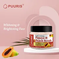 Papaya  Peach Scrub 100gm-thumb2