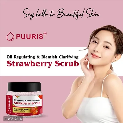 Strawberry Scrub 100gm-thumb3