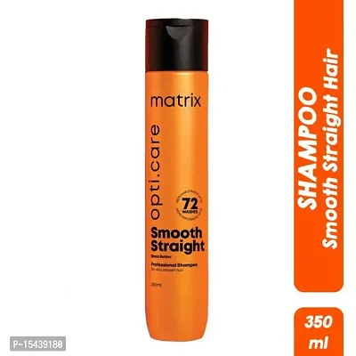 Matrix Opti Care  smooth stralght professional shampoo for Ultra smooth frizz-free hair with shea butter 350ml-thumb0