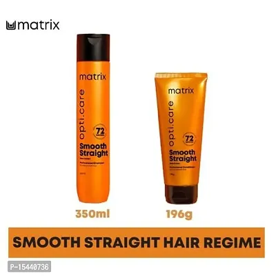 Matrix Opti Care Smooth Straight Professional Shampoo 350ml+condtioner 196g-thumb0