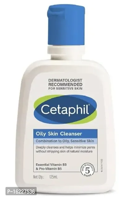 Cetaphil Oily Skin Cleanser , Daily Face Wash for Oily, Acne prone Skin  125ml-thumb0