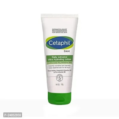 Cetaphil DAM Daily Advance Ultra Hydrating Lotion for Dry, Sensitive Skin | 100g | Moisturizer with Shea Butter