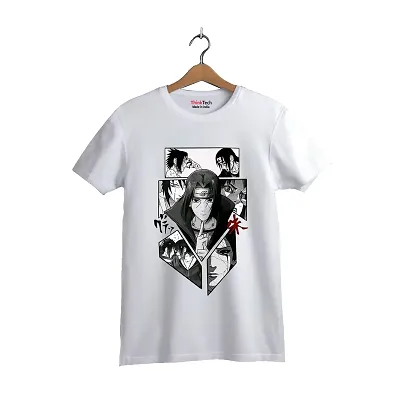 Newly Designed Anime Printed Round Neck T-Shirt For Men