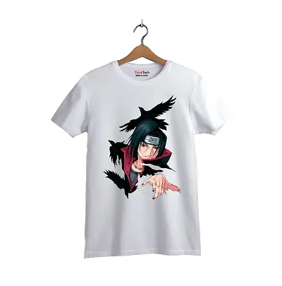 Newly Designed Anime Printed Round Neck T-Shirt For Men