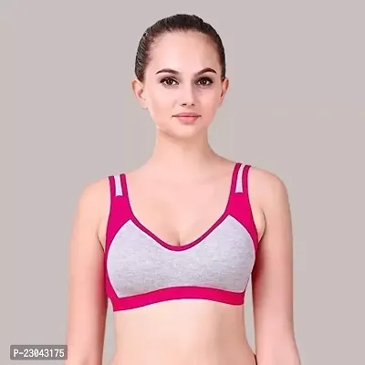 Stylish Red Synthetic Solid Bras For Women-thumb0