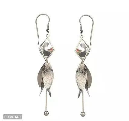 Elegant Brass Earrings For Women-thumb0