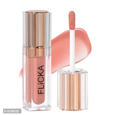 Flicka Shimmery Affair Lip Gloss  Liquid Lip Gloss 5ml Metallic Pink