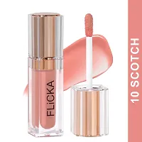 Flicka Shimmery Affair Lip Gloss  Liquid Lip Gloss 5ml Metallic Pink-thumb1