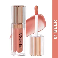 Flicka Shimmery Affair Lip Gloss  Liquid Lip Gloss 5ml Peach-thumb1