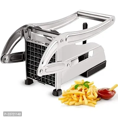 Stainless Steel Vegetable Cutter And French Fries Cutters And Chopper With 4 Blades Kitchen Tool-thumb0