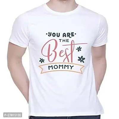 Comfortable Printed White Cotton Tees For Men-thumb0