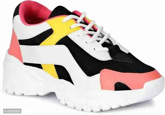 Stylish Synthetic Self Design Sports Shoes For Women-thumb4