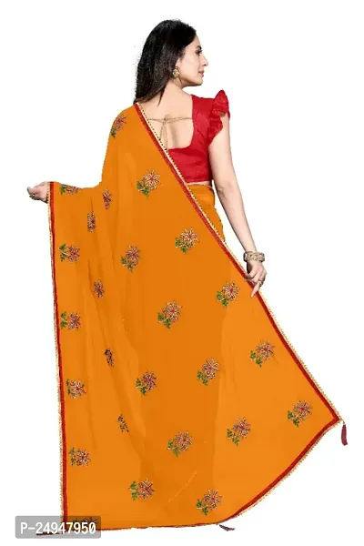 Classic Georgette Saree with Blouse piece-thumb2