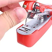 Mini Sewing Stitch Stitching Tailoring Machine for Garment Cloth Home Household Hand-Operated Manual Stapler Size(Pack Of 1)-thumb4