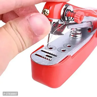 Mini Sewing Stitch Stitching Tailoring Machine for Garment Cloth Home Household Hand-Operated Manual Stapler Size(Pack Of 1)-thumb5