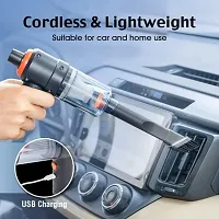 Vacuum Cleaner 2 in 1 Portable High Power Handheld Wireless Car Cleaner Super USB Rechargeable Professional Dust Collector with Blower for Cars, Home and Kitchen (Black)A3-thumb3