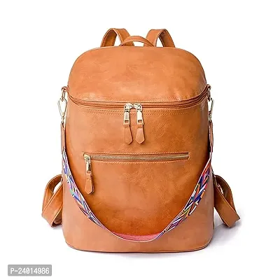 Stylist Artificial Leather Bagpacks For Women