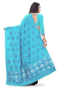THE VARNI TEX Banarasi Silk Women's Saree With Soft Febric Comfortable And For Party  Festivals (5.5 Mtr, Sky Blue) Aw3-thumb1